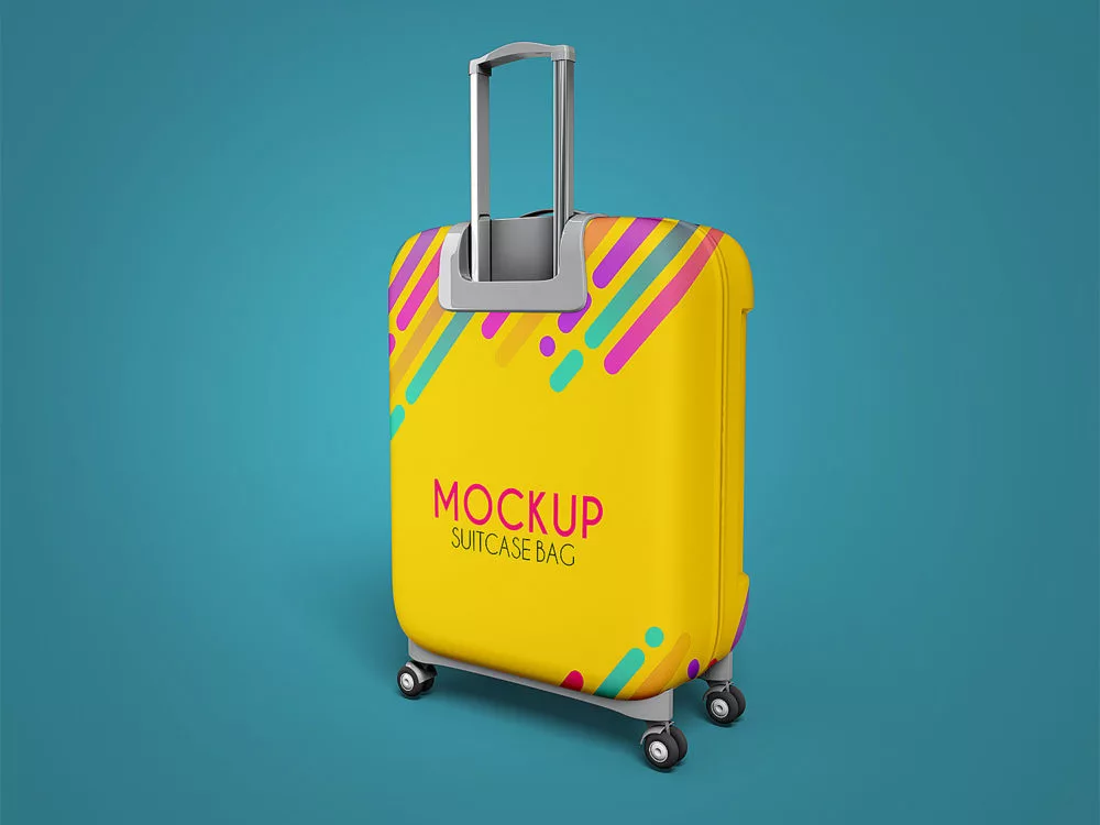 Suitcase Bag Mockups Free