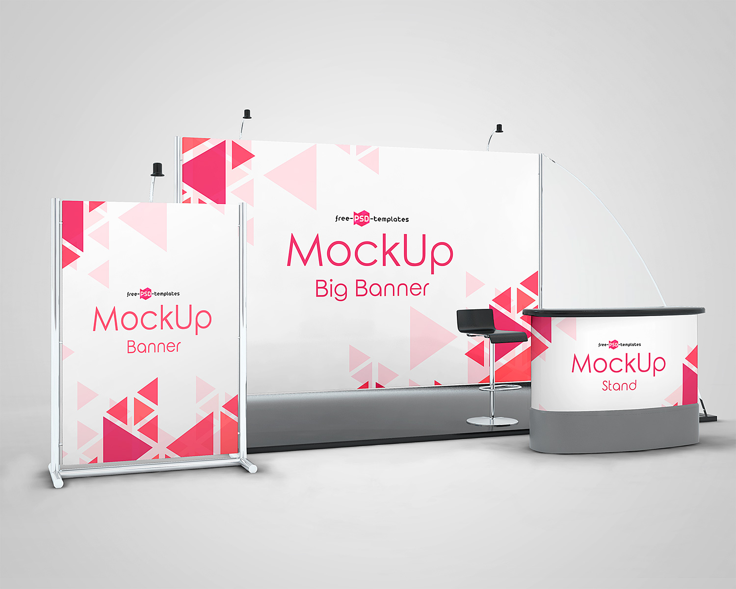 Download 3 Exhibition Stand Mock Ups Free In Psd Free Mockup