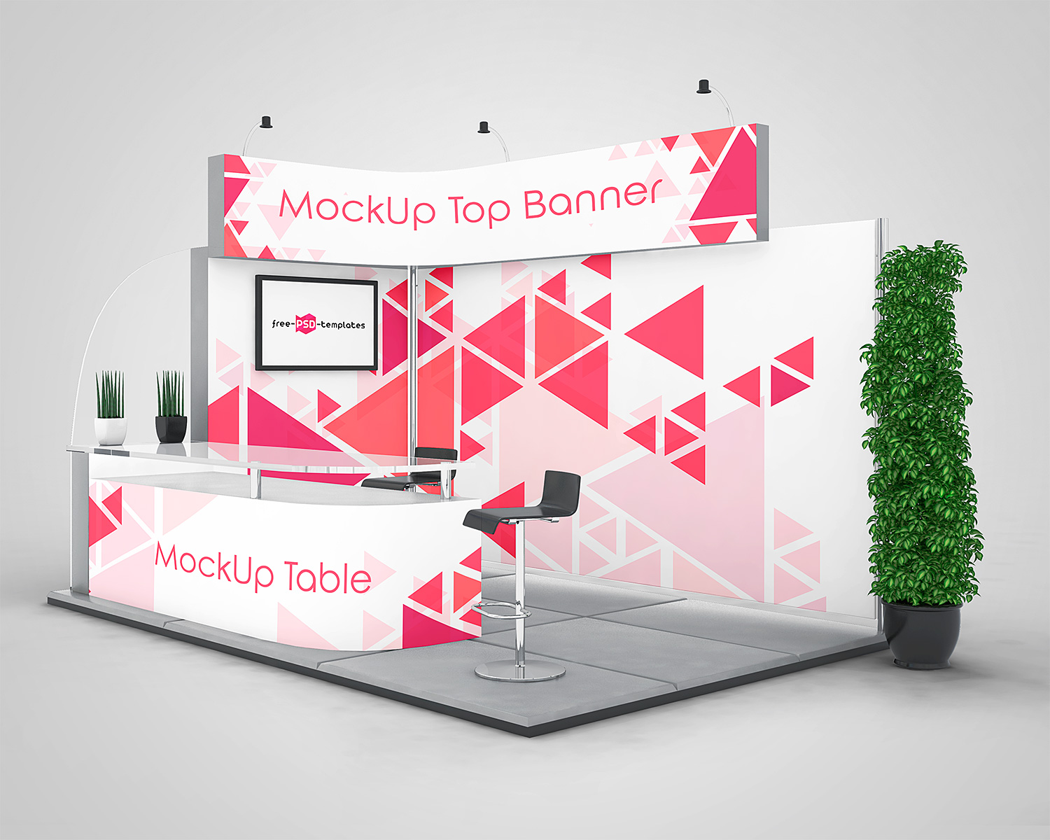 Download 3 Exhibition Stand Mock Ups Free In Psd Free Mockup