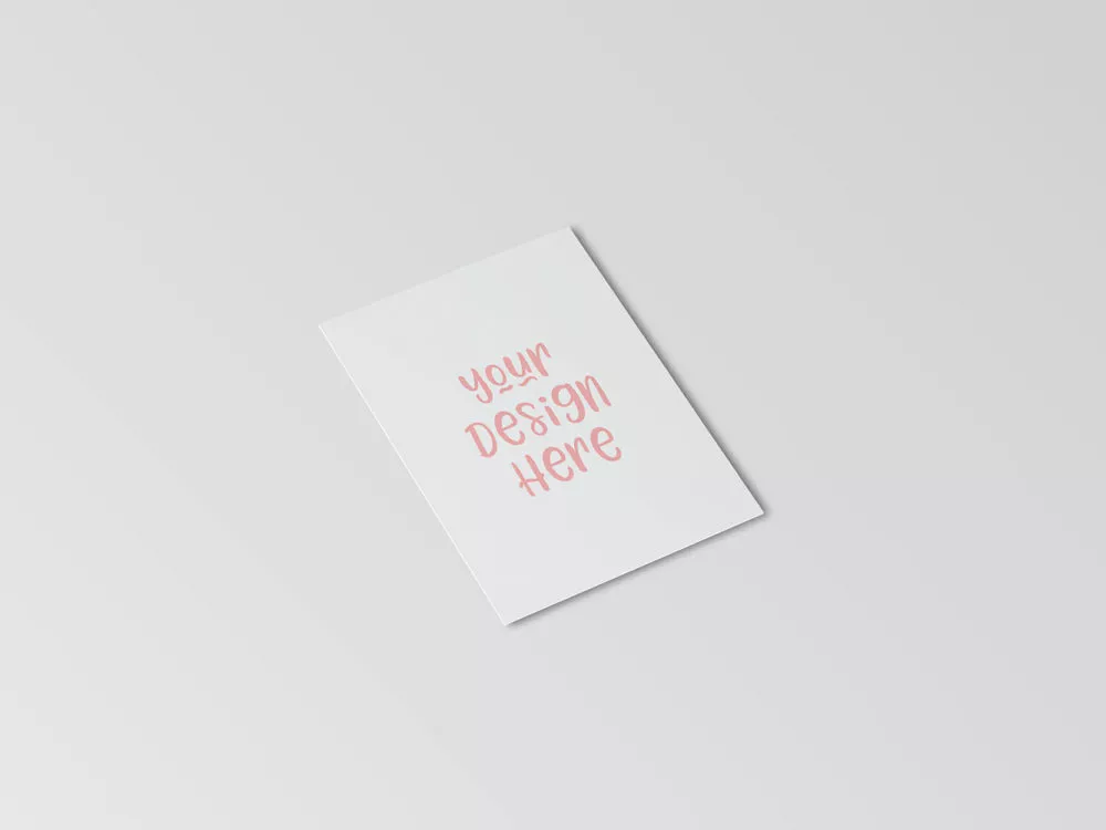 A6 Flyer / Postcard Mockup Free