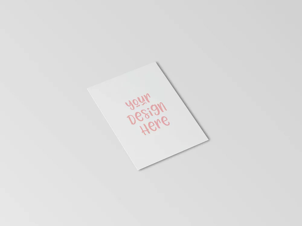 A6 Flyer / Postcard Mockup Free