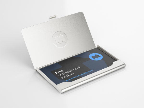 Business Card Holder Mockup