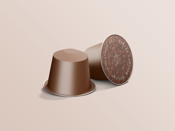 Espresso Coffee Capsule Mockup