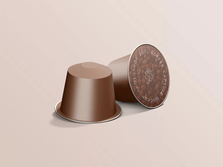 Coffee Capsule Mockup | Free Mockup