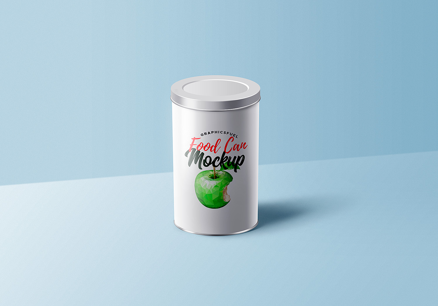 Food Can Tin Mockup PSD | Free Mockup