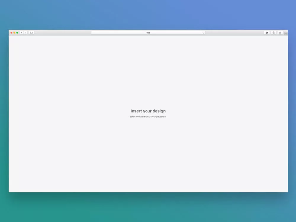 Free Safari Mockup PSD