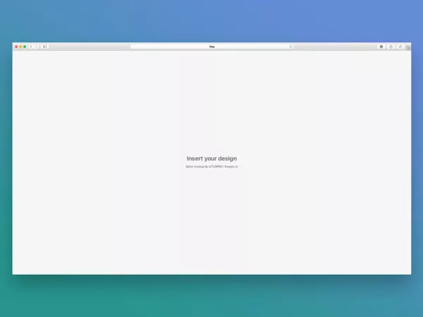 Free Safari Mockup PSD
