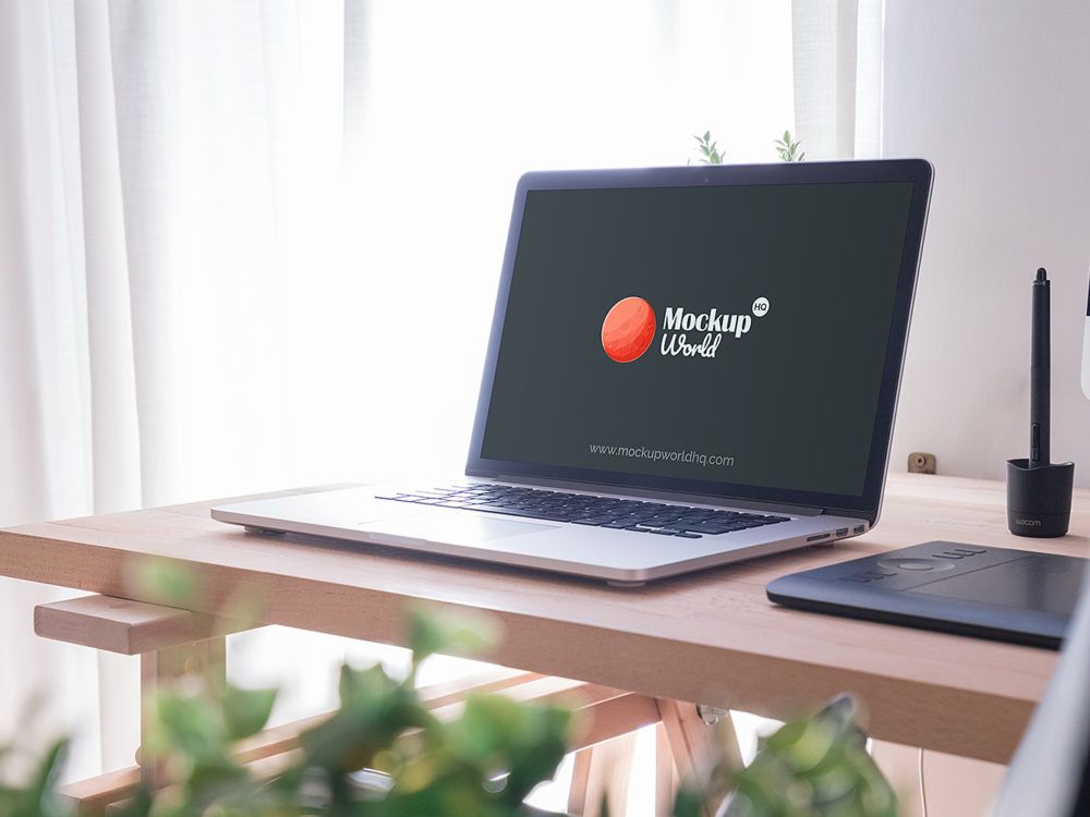 MacBook Pro Mockup Free PSD