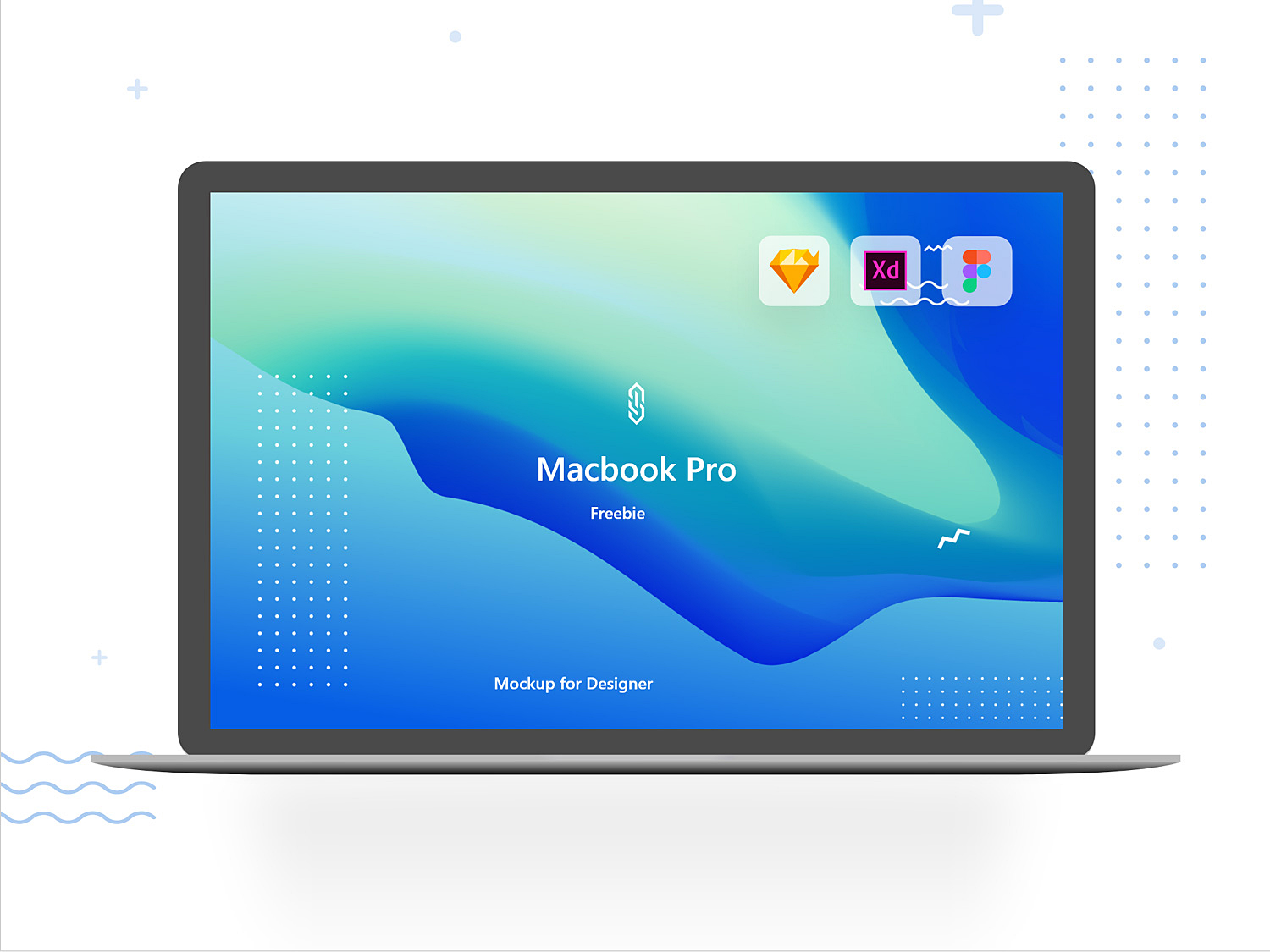 MacBook Pro Mockup Freebie. XD Sketch and Figma 02