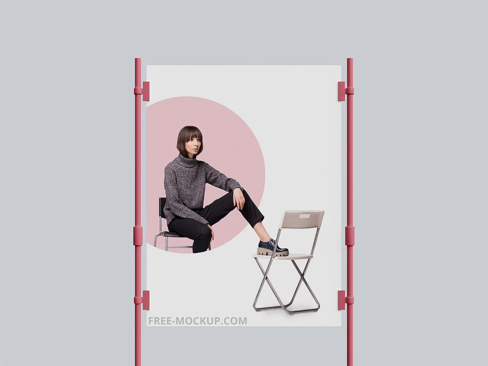 Poster Mockup Free PSD