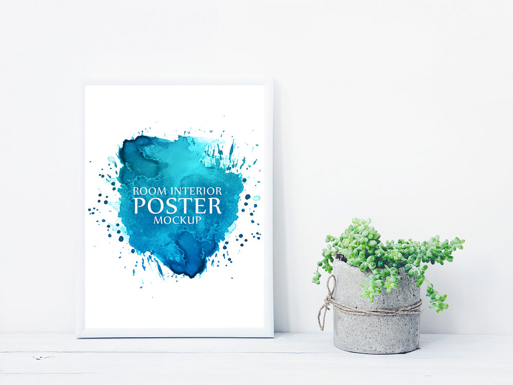 Poster Mockup Free PSD