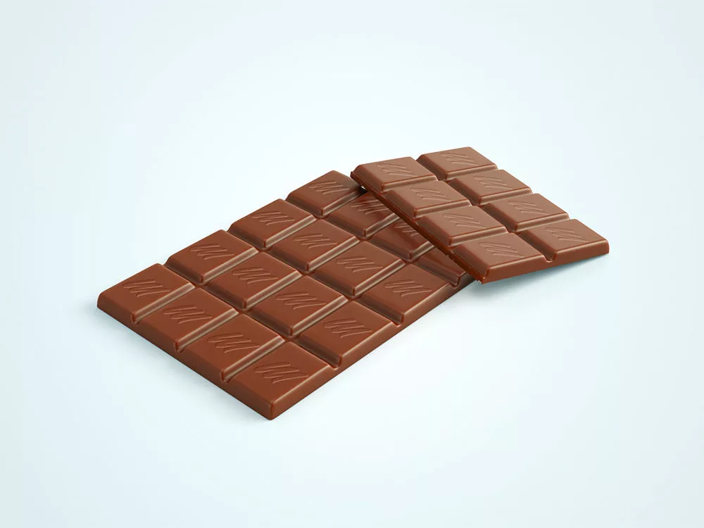 Chocolate Mockup Free PSD
