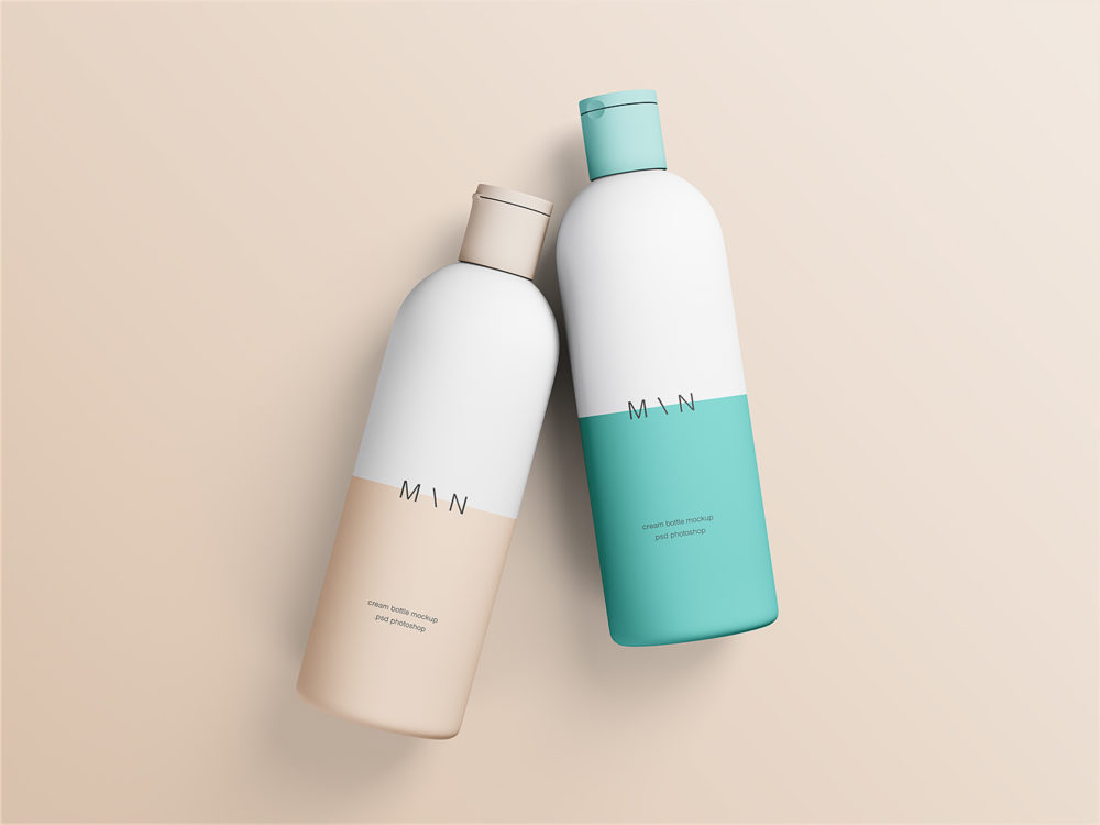 Cosmetic Bottles Mockup Free