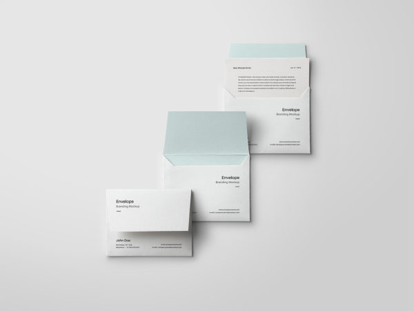 Envelope Letter PSD Mockup