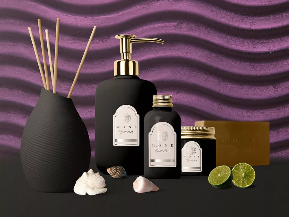 Free Cosmetics Mockups Scene