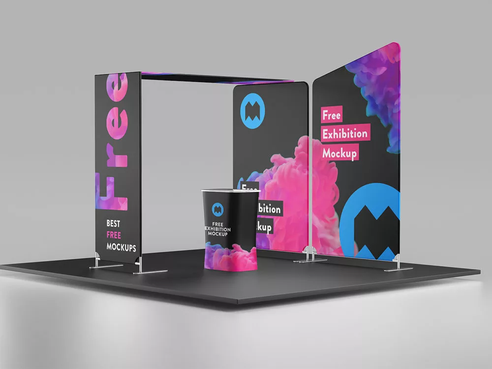 Free Exhibition Mockup