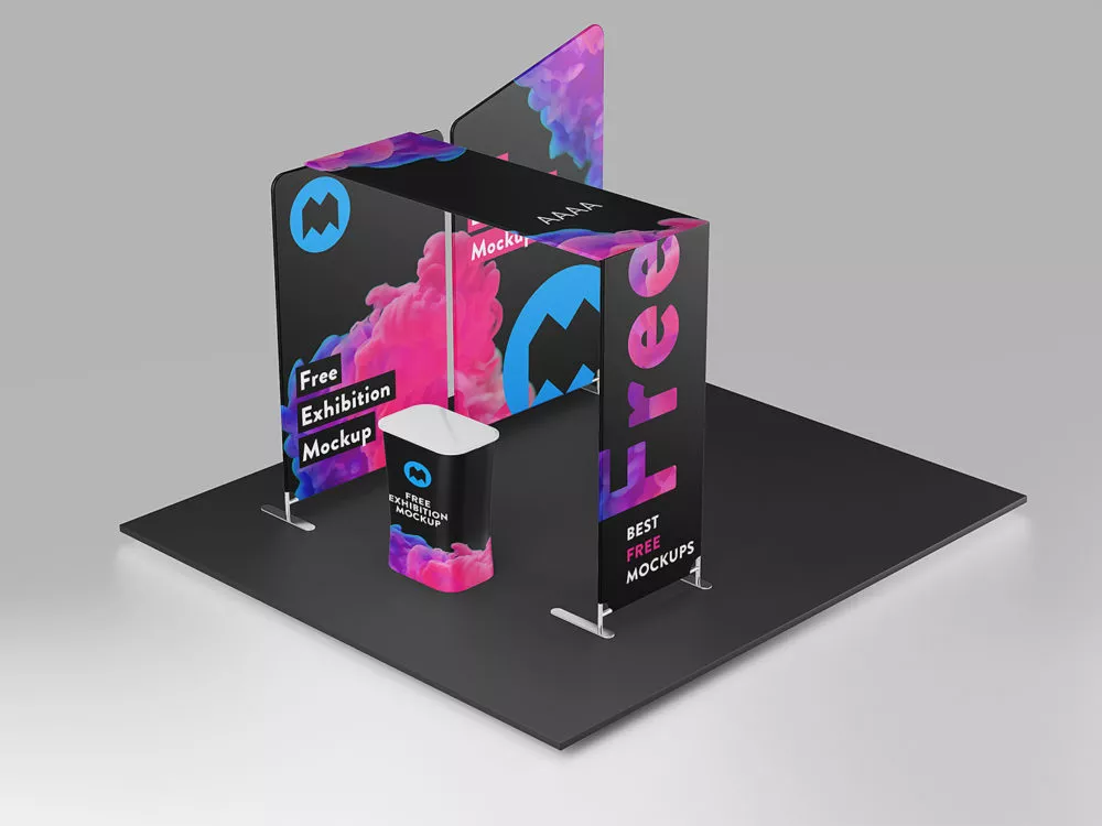 Free Exhibition Mockup