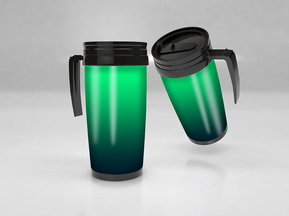 Free Thermos Mock Up