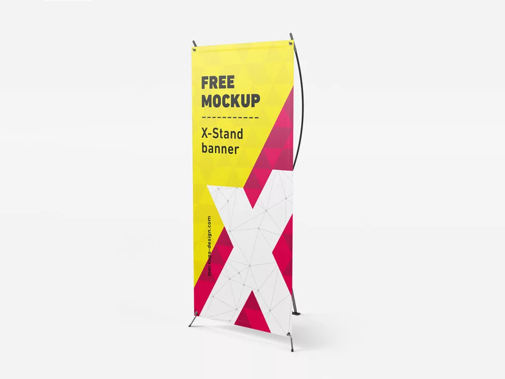Free X-Baner Mockup PSD