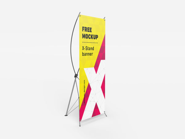 Free X-Baner Mockup PSD