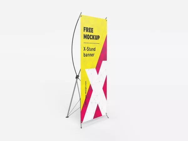 Free X-Baner Mockup PSD