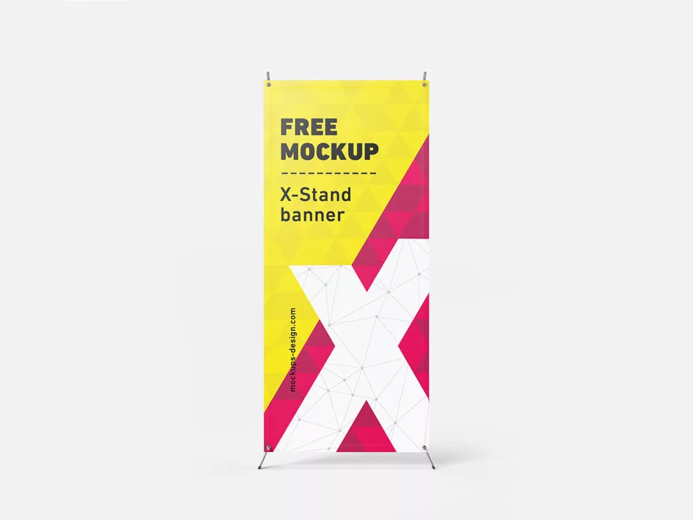 Free X-Baner Mockup PSD