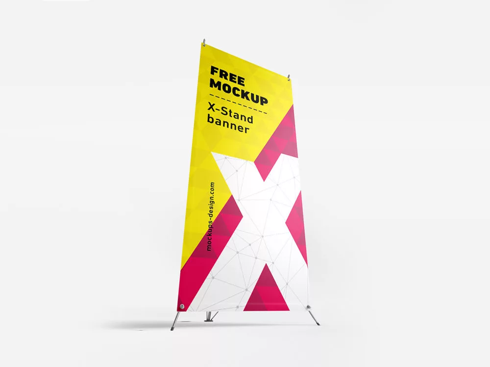Free X-Baner Mockup PSD