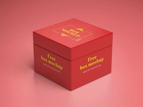 Gift Box Mockup Set