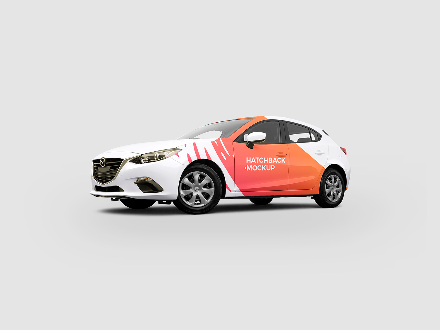 Download Hatchback Car Mockup Free | Free Mockup