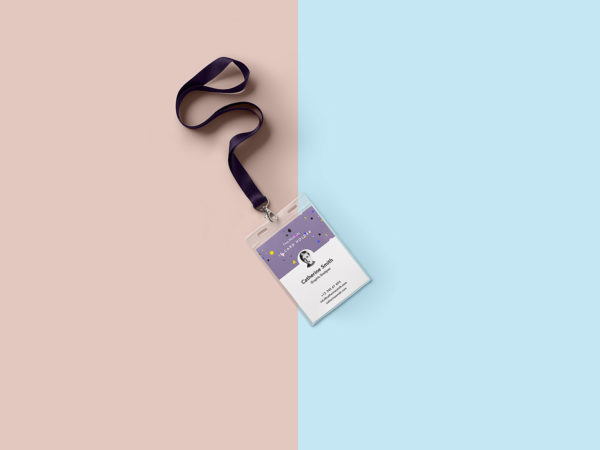 Identity Card Holder Mockup