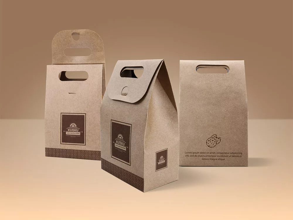 Kraft Paper Bag Mockup