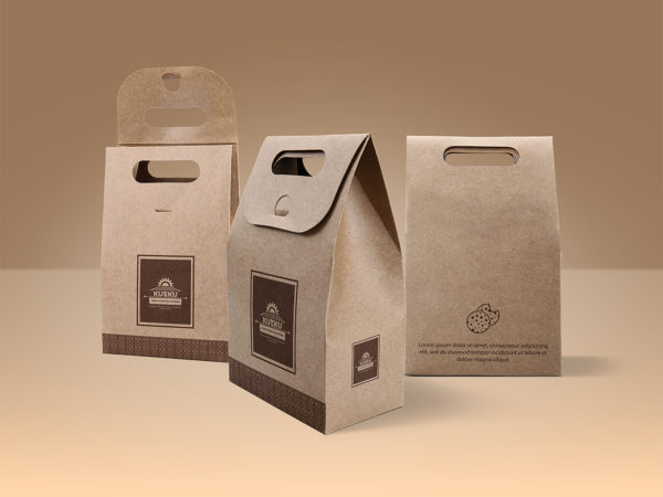 Kraft Paper Bag Mockup