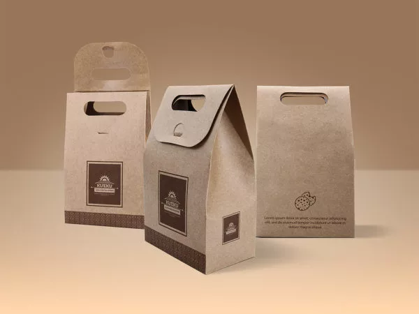 Kraft Paper Bag Mockup