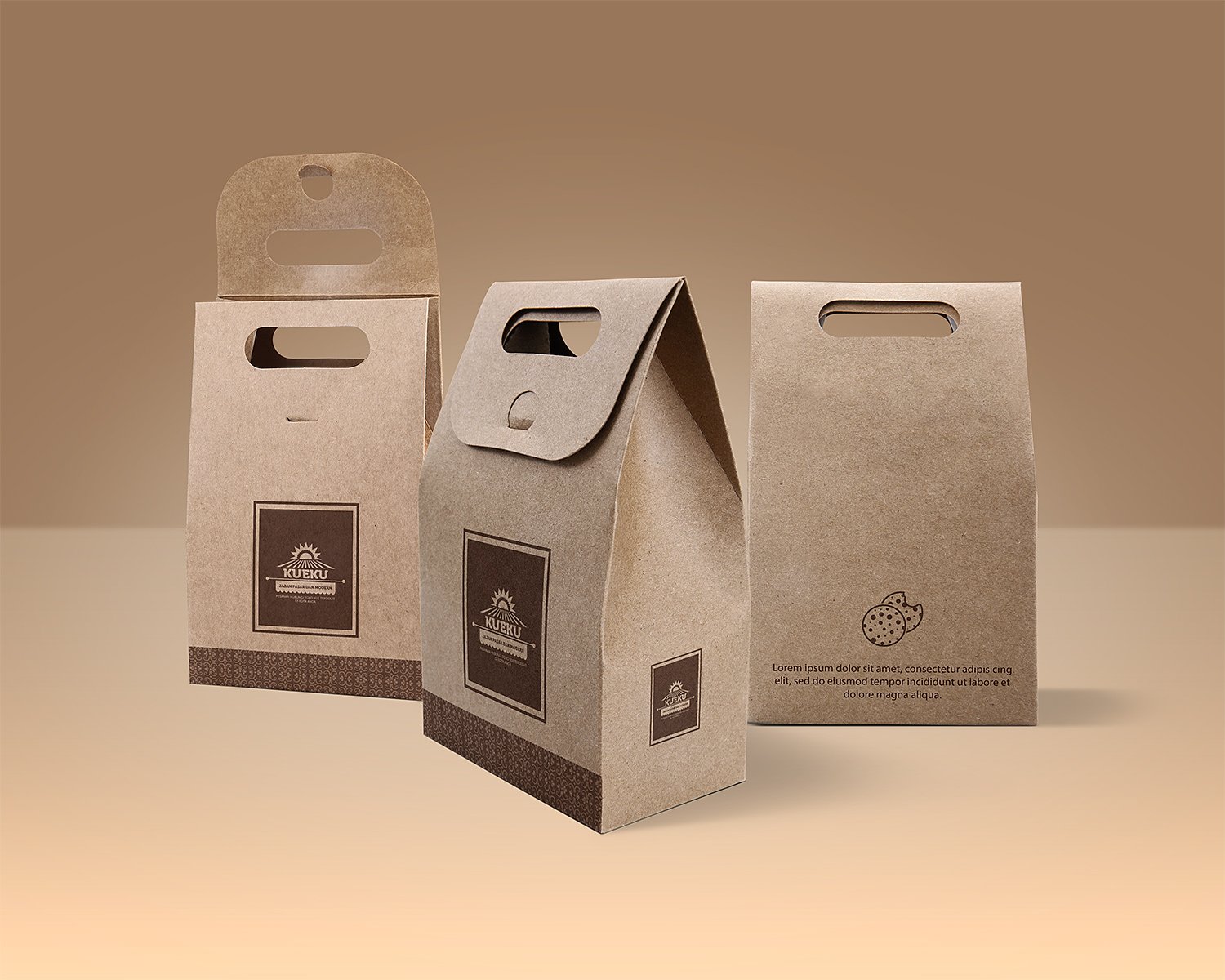 Download Kraft Paper Bag Mockup | Free Mockup