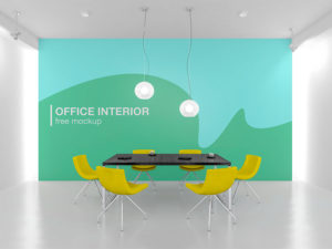 Office Interior Branding Mockup