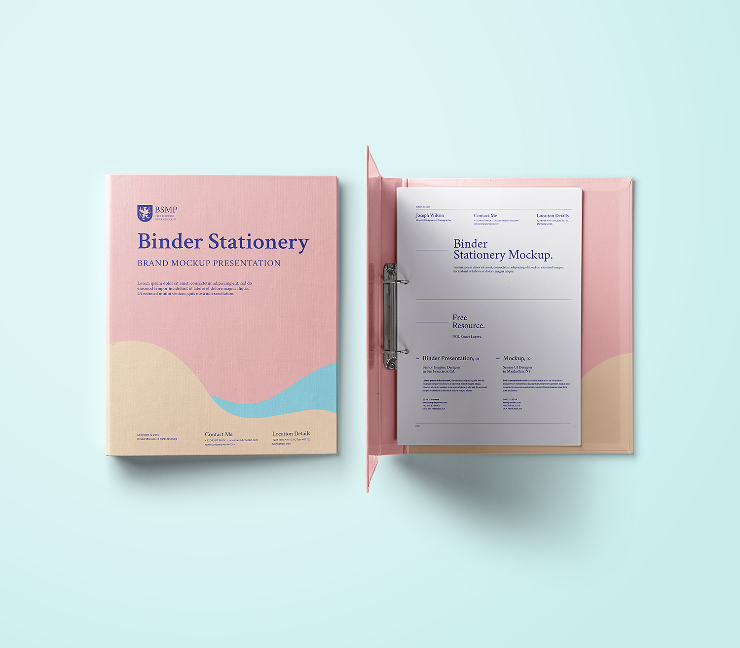 Download Ring Binder Folder Mockup Free Free Mockup PSD Mockup Templates