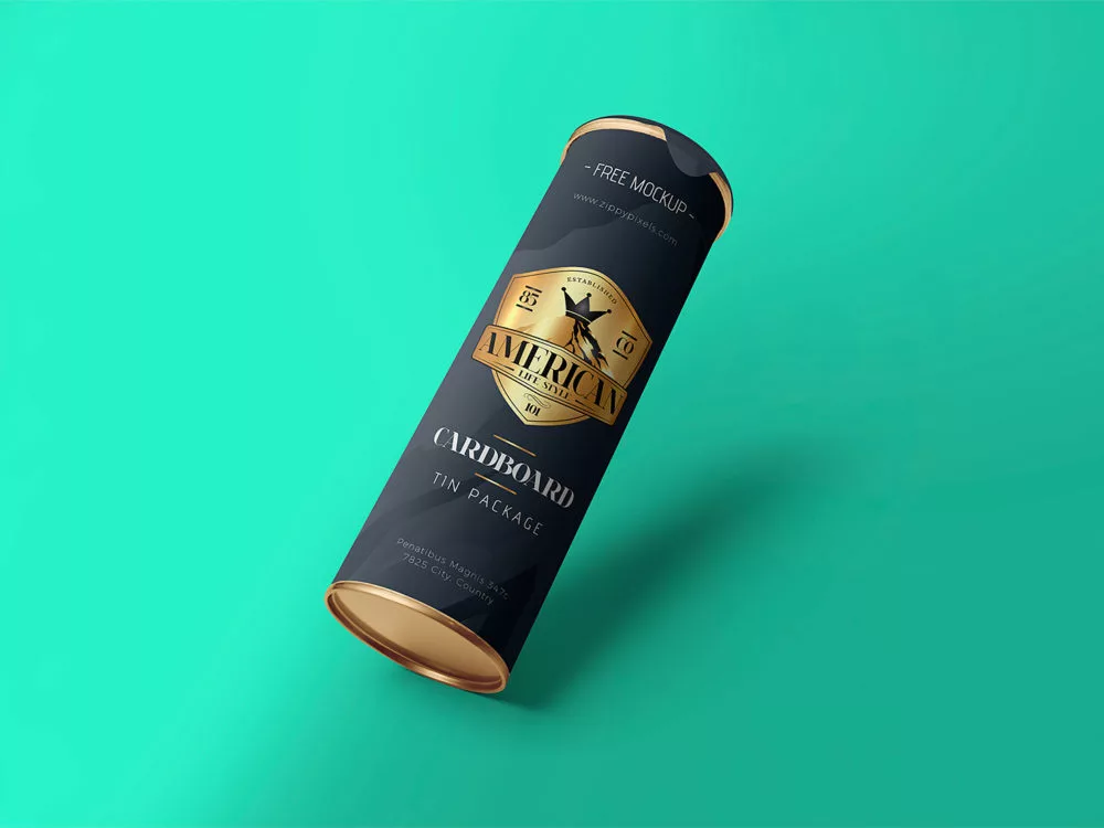 Stunning Cardboard Tube Mockup