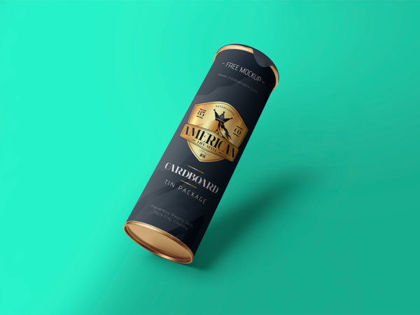 Stunning Cardboard Tube Mockup