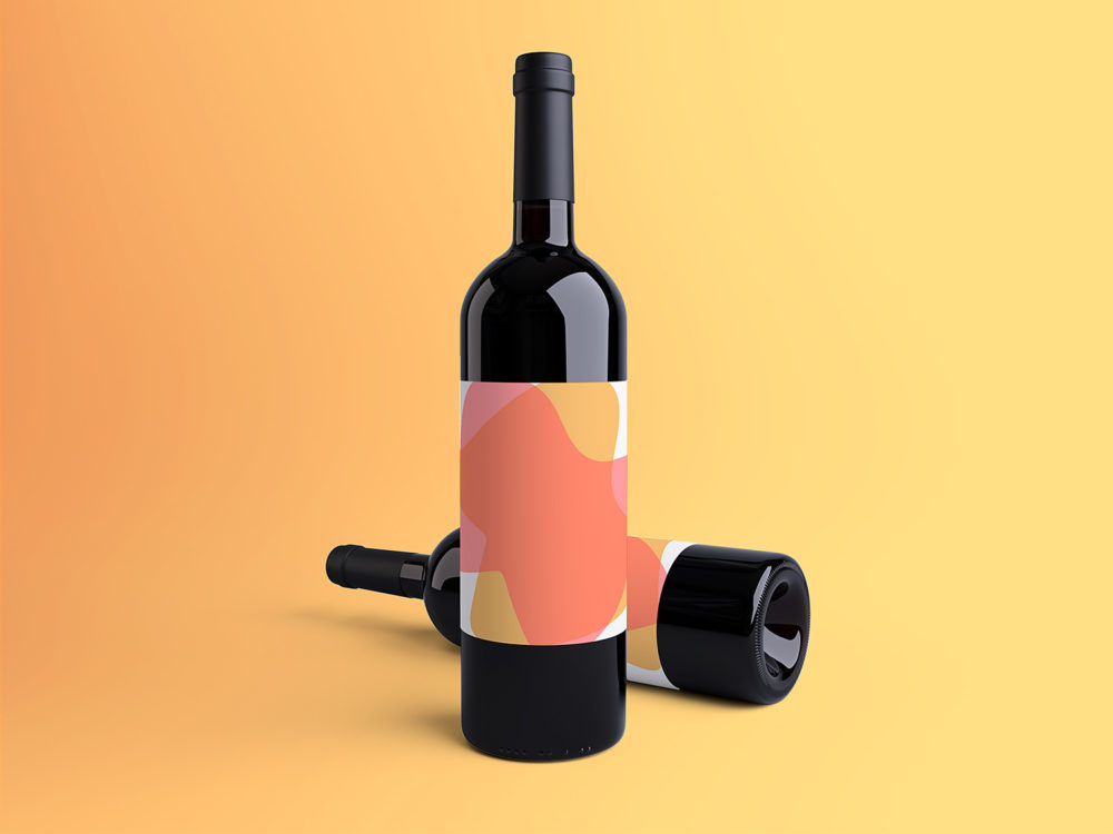 Download Wine Bottle Mockup Free Mockup