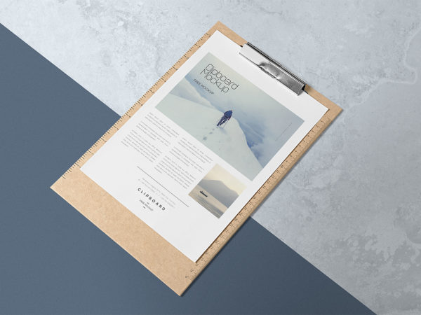 A4 Paper Free Mock Up