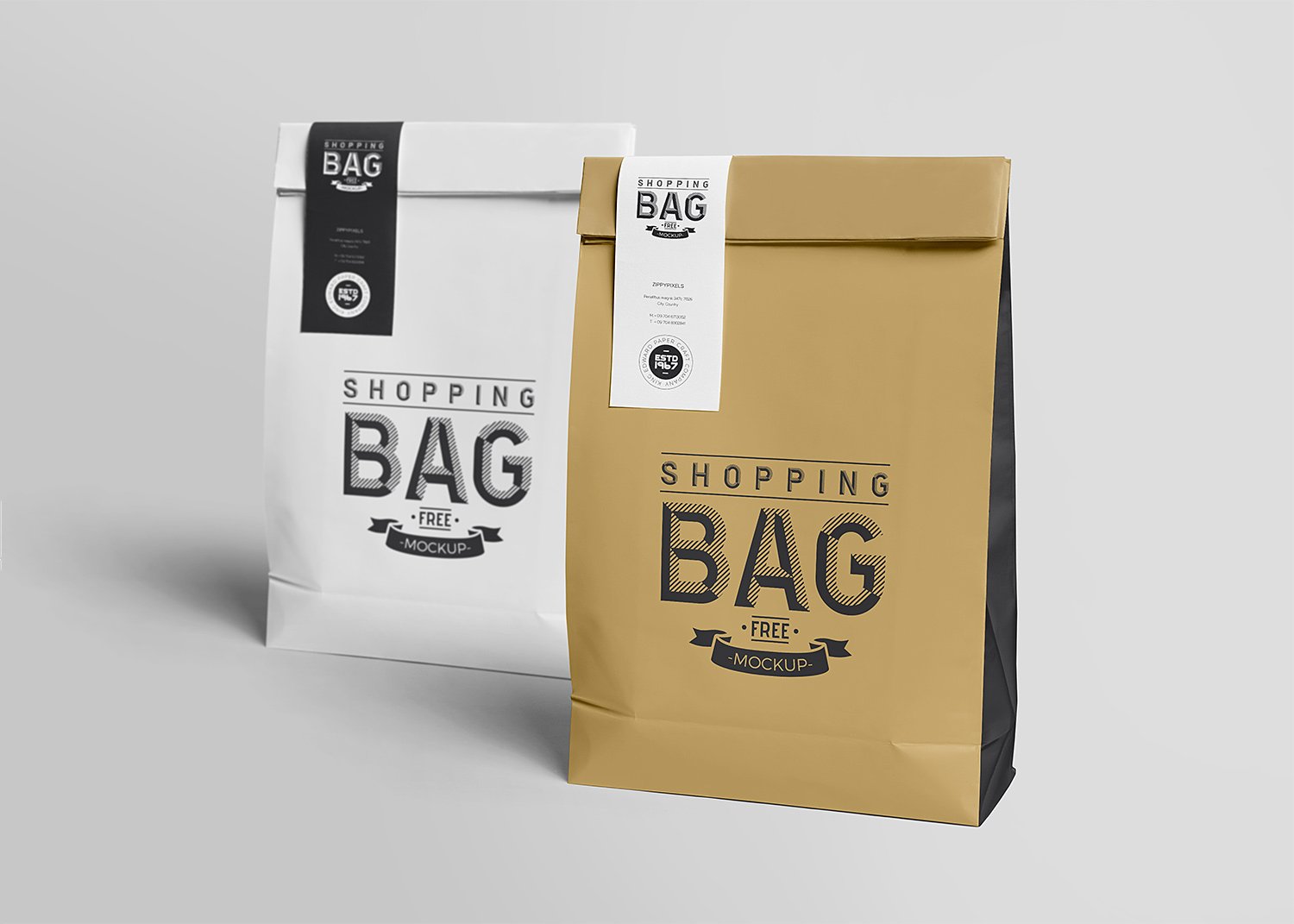 Download Awesome Paper Bag Mock Up Free | Free Mockup