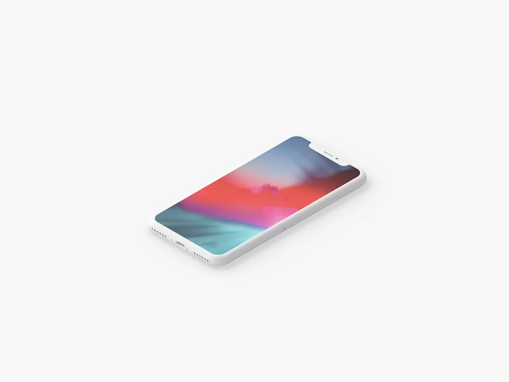 Clay iPhone X Presentation Mockup Set