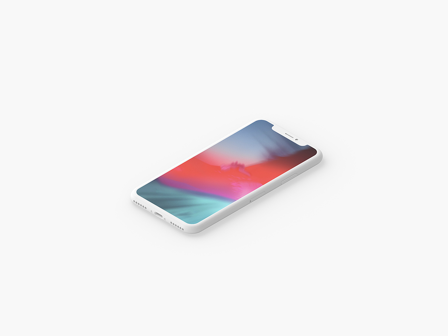 Clay iPhone X Presentation Mockup Set | Free Mockup