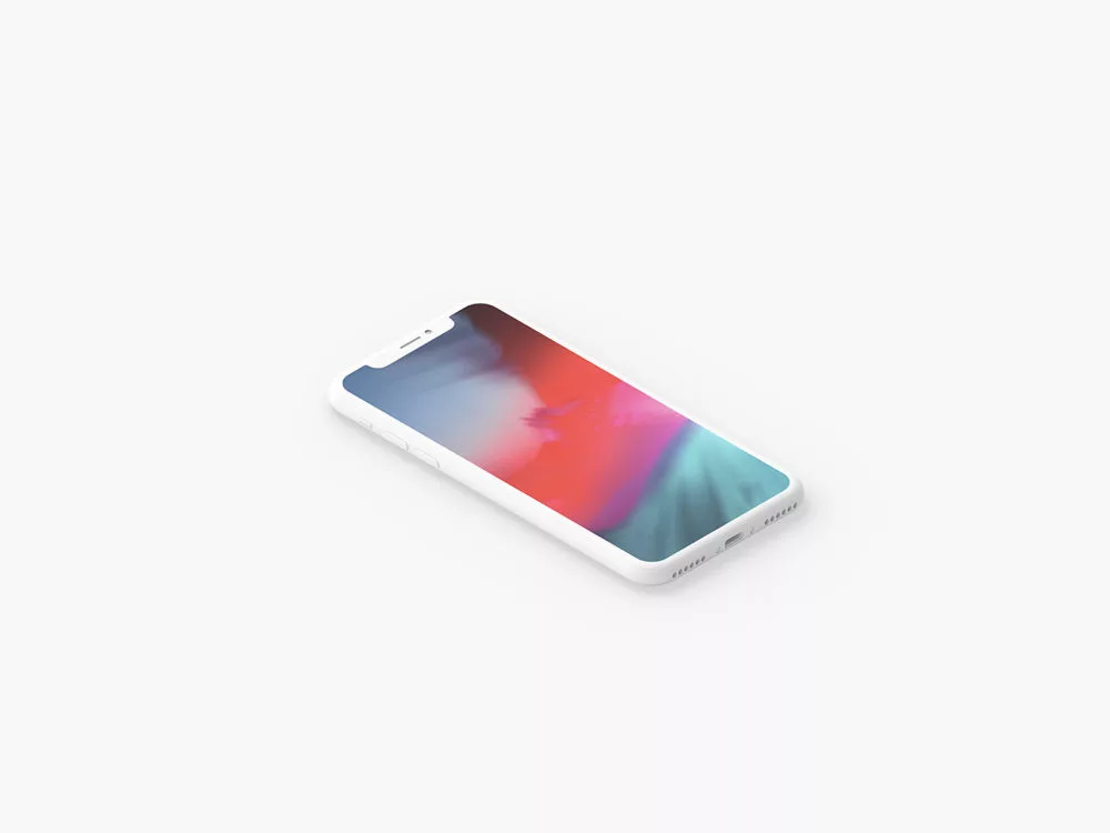 Clay iPhone X Presentation Mockup Set