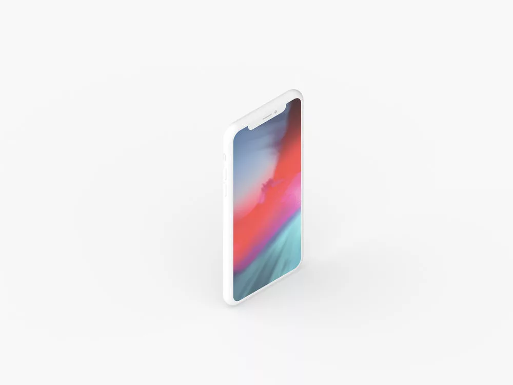 Clay iPhone X Presentation Mockup Set