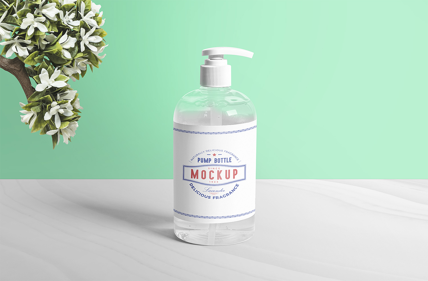 Download Dispenser Pump Bottle Mockup | Free Mockup