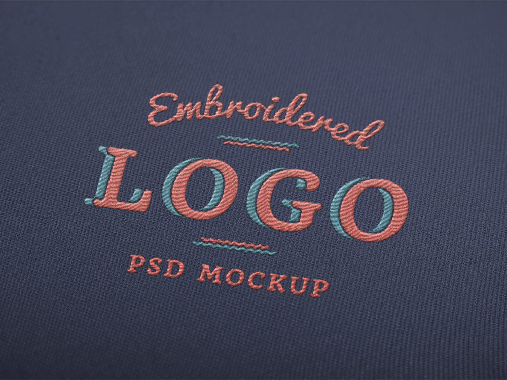 Embroidered Logo Mockup