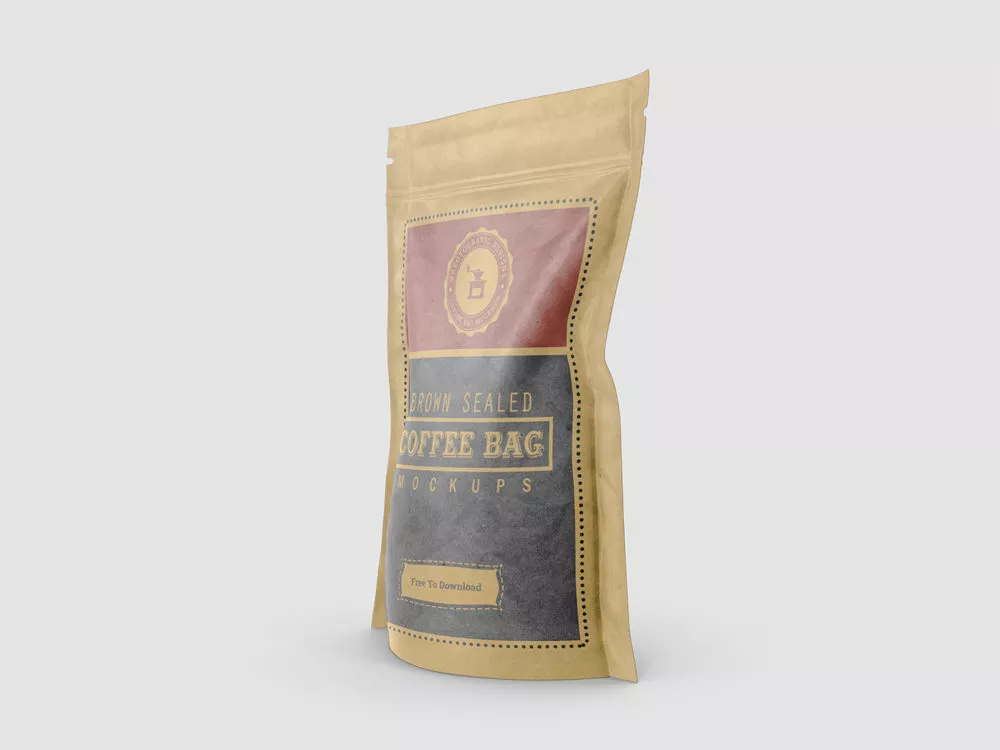 Free Coffee Bag Mockups