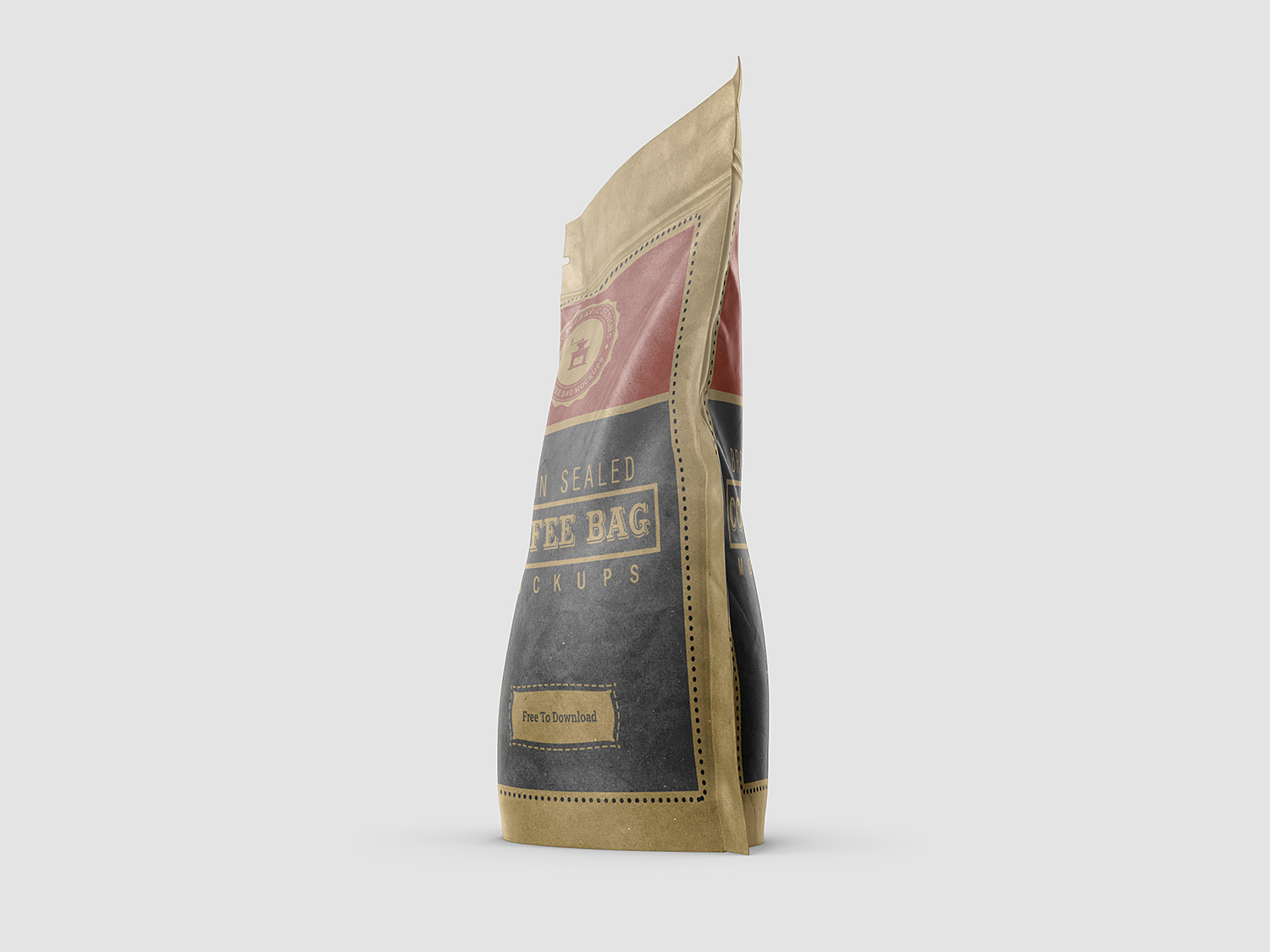 Download Free Coffee Bag Mockups Free Mockup