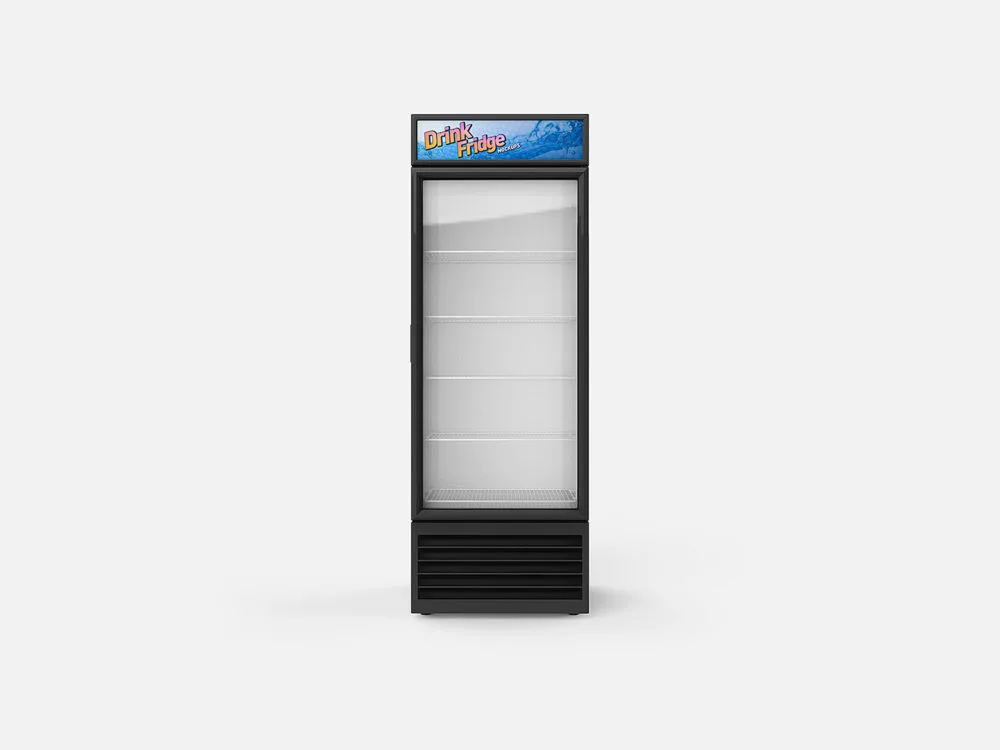Free Drink Fridge Refrigerator Mockups